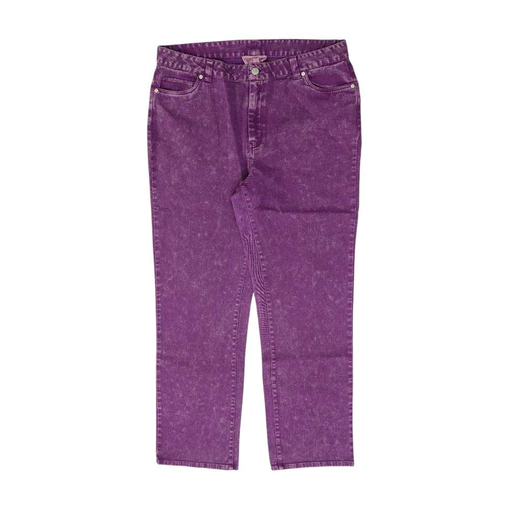 Purple Straight Jeans