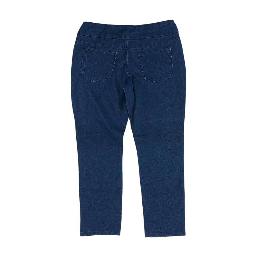 Blue Petite Straight Jeans - Image 2