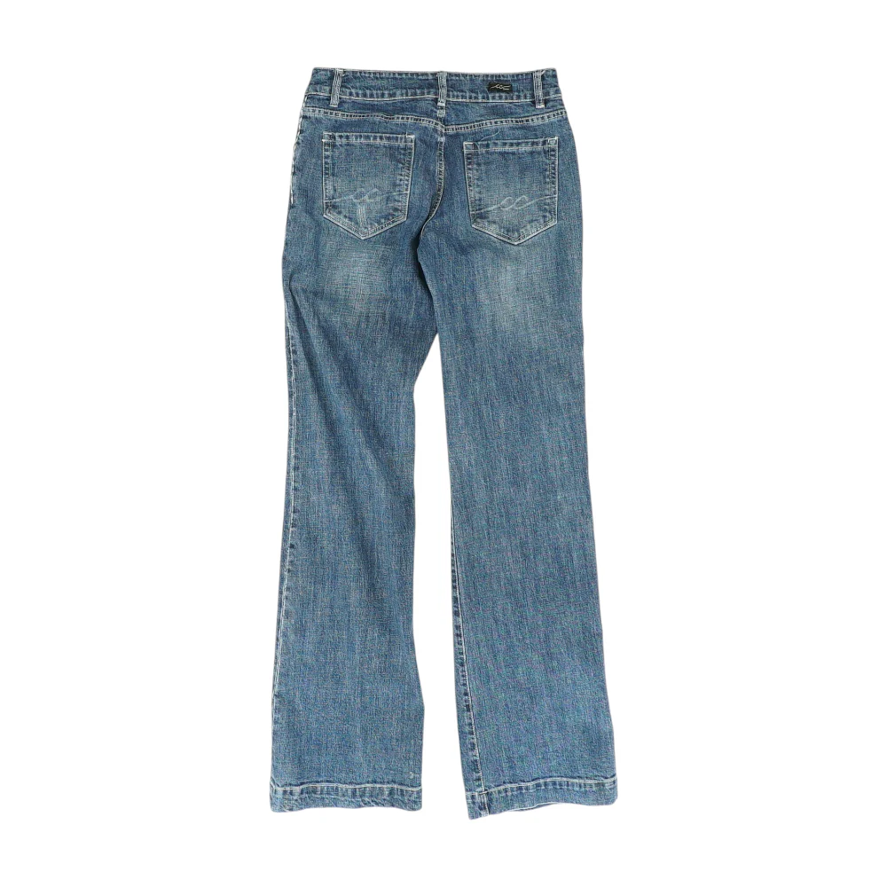 Navy Wide Leg Jeans - Image 2