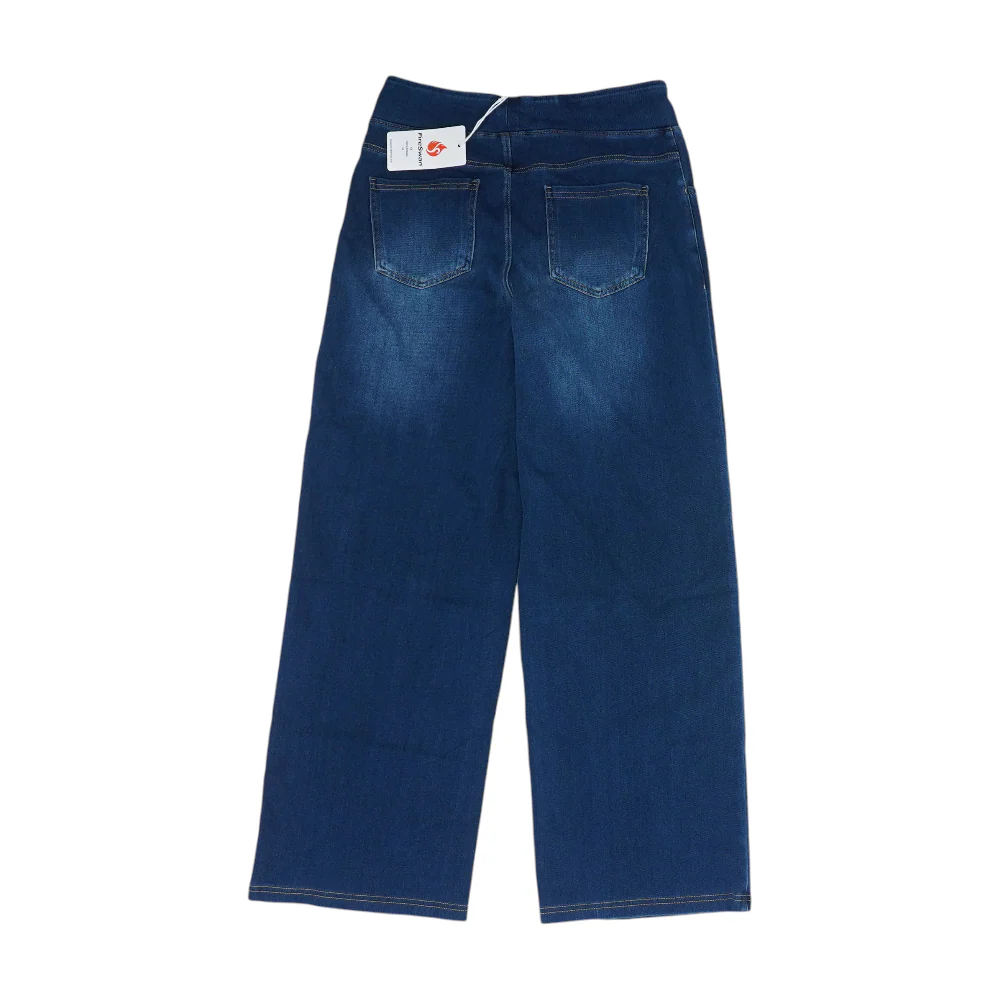 Blue Wide Leg Jeans - Image 2