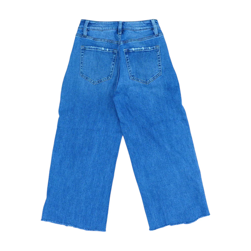 Blue Wide Leg Jeans - Image 2