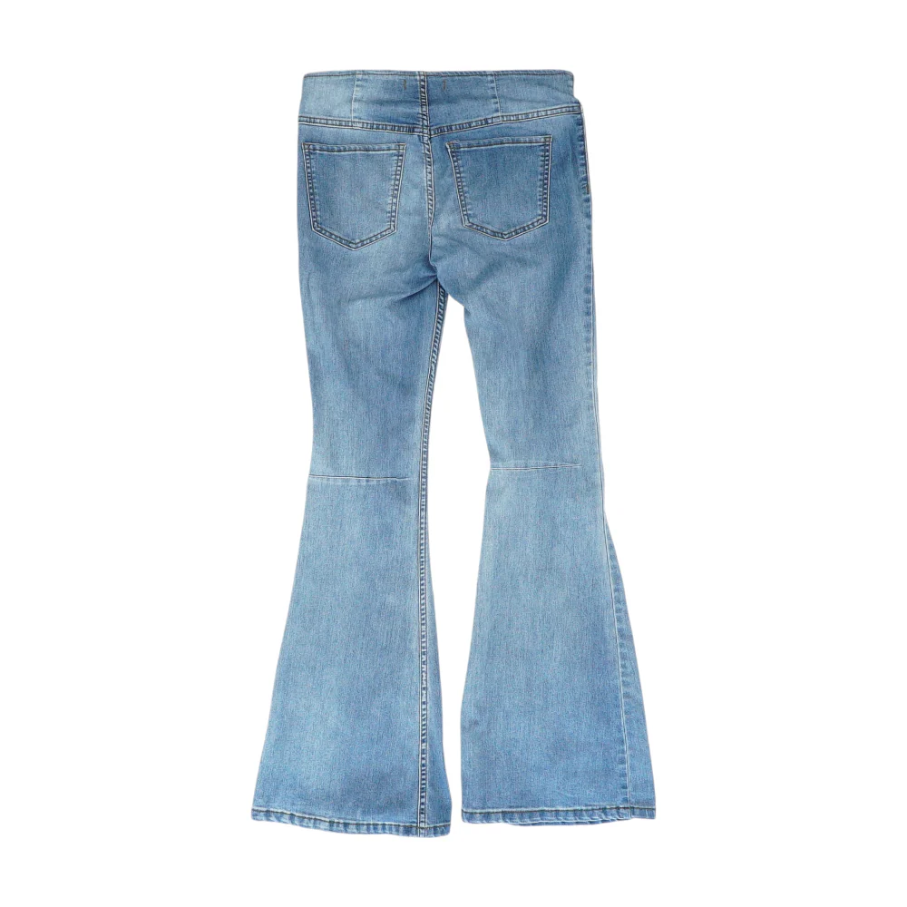 Blue Wide Leg Jeans - Image 2