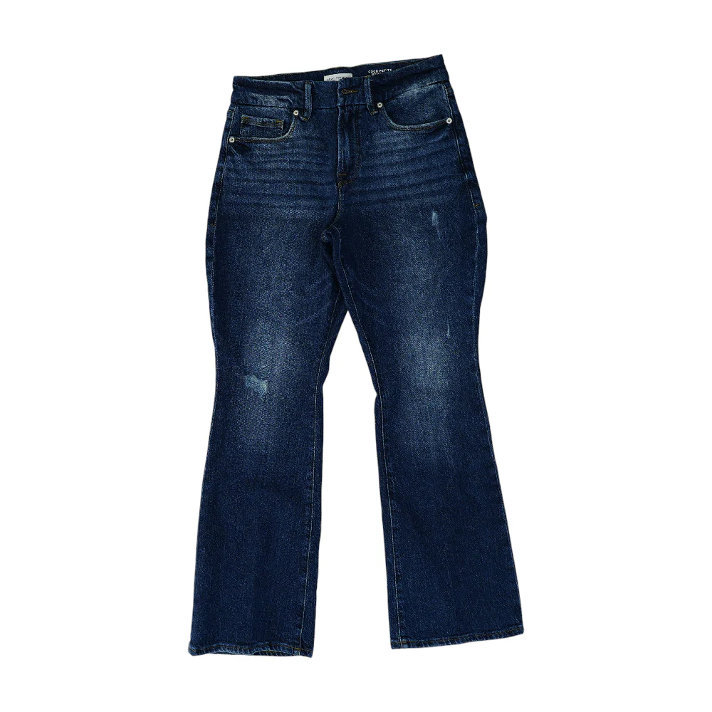 Navy Petite Bootcut Jeans