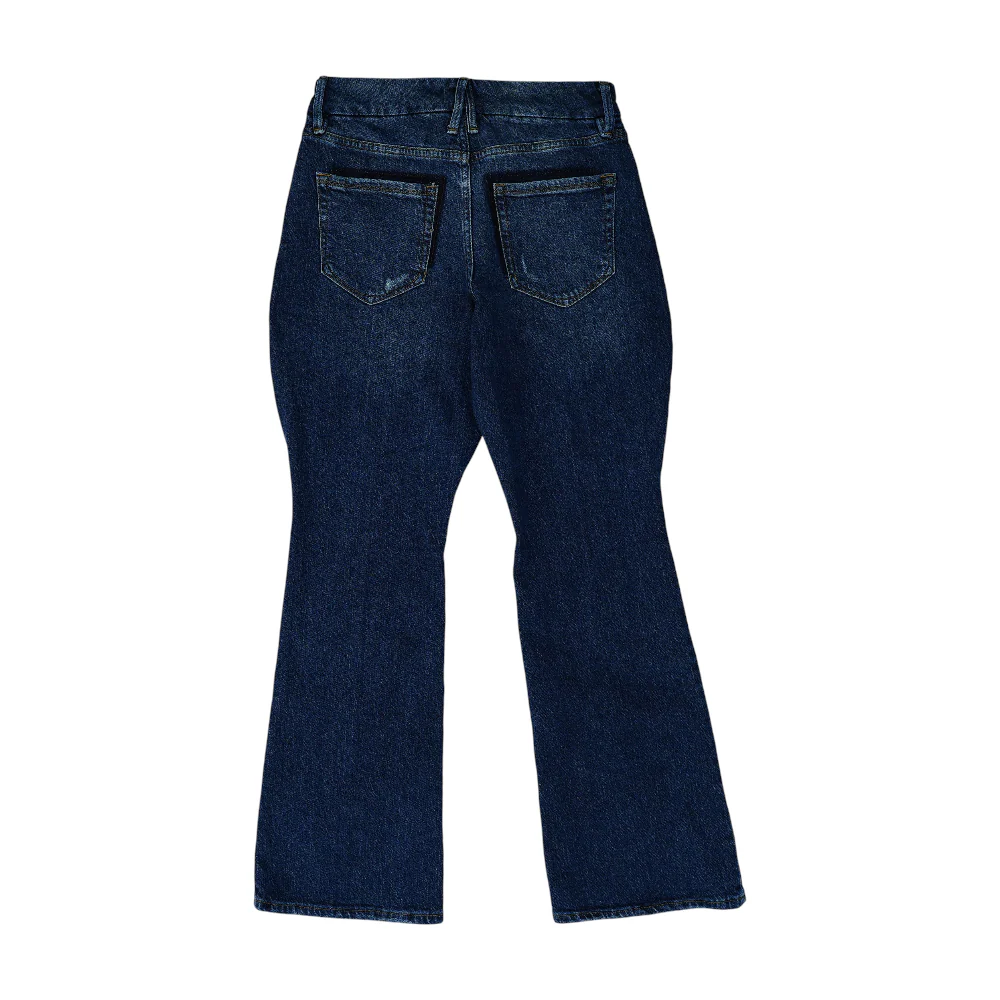 Navy Petite Bootcut Jeans - Image 2