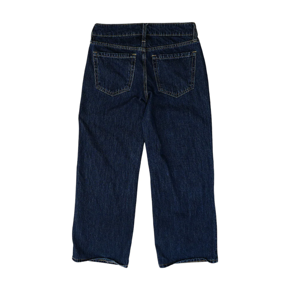 Navy Short Relaxed Jeans - Image 2