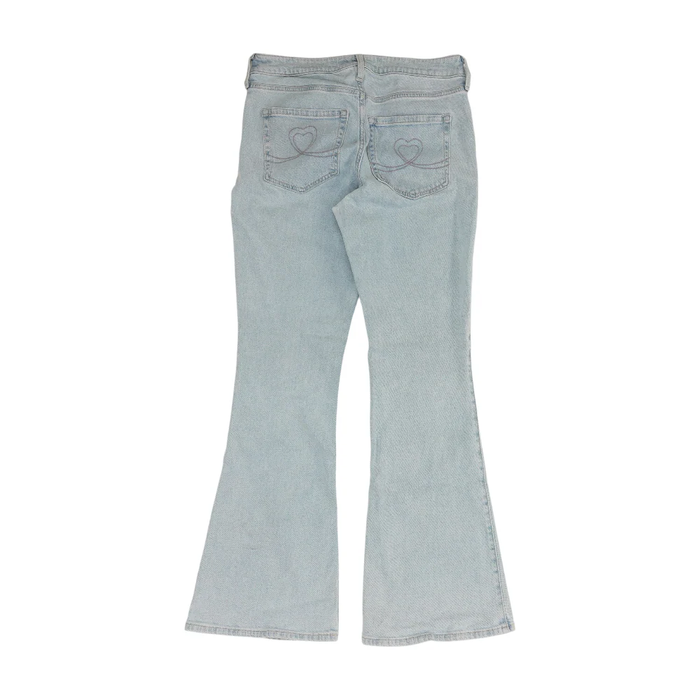 Blue Long Wide Leg Jeans - Image 2