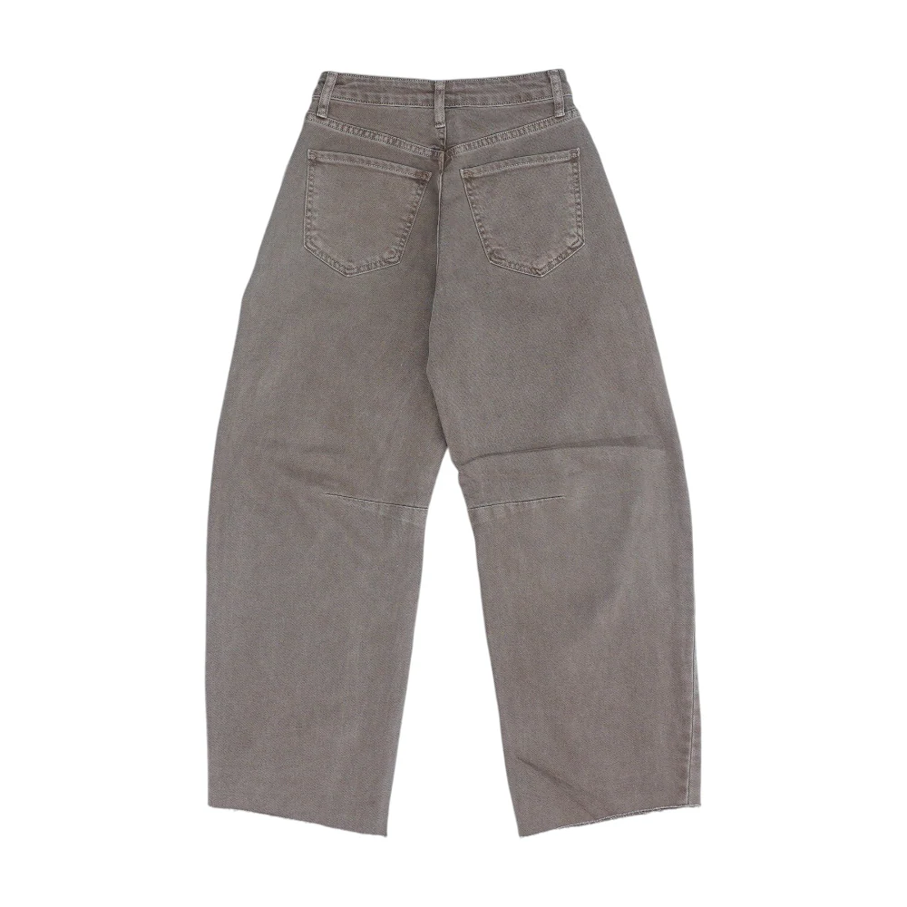 Brown Wide Leg Jeans - Image 2