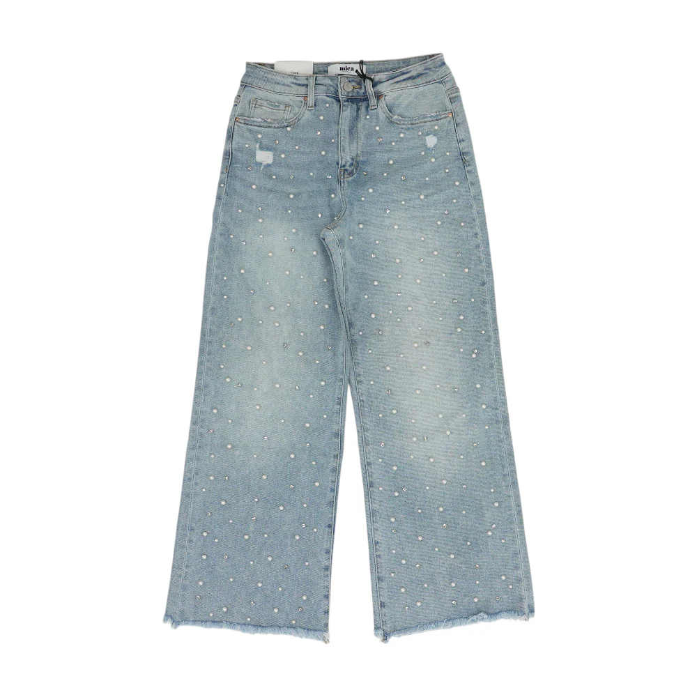 Blue Wide Leg Jeans