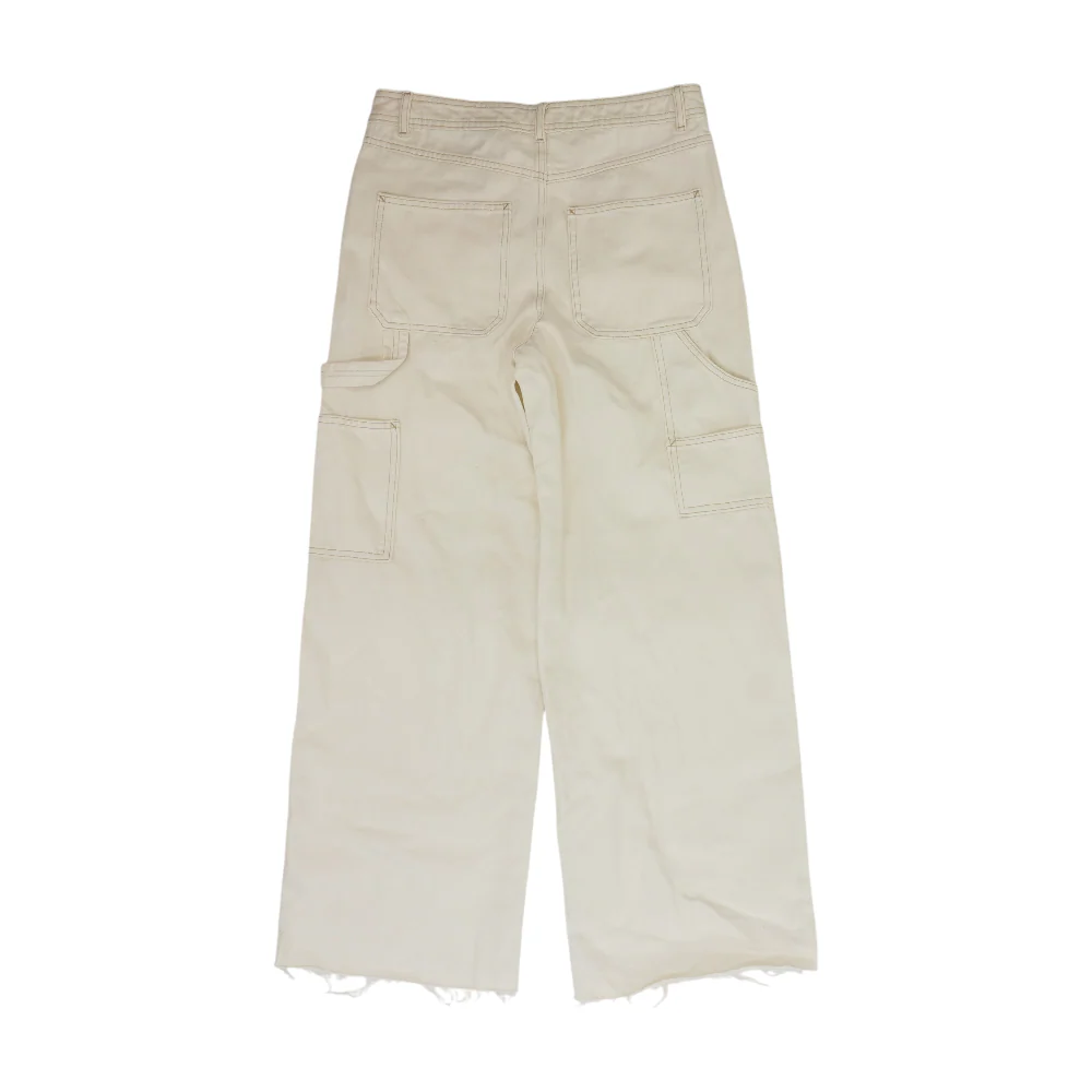 Ivory Wide Leg Jeans - Image 2
