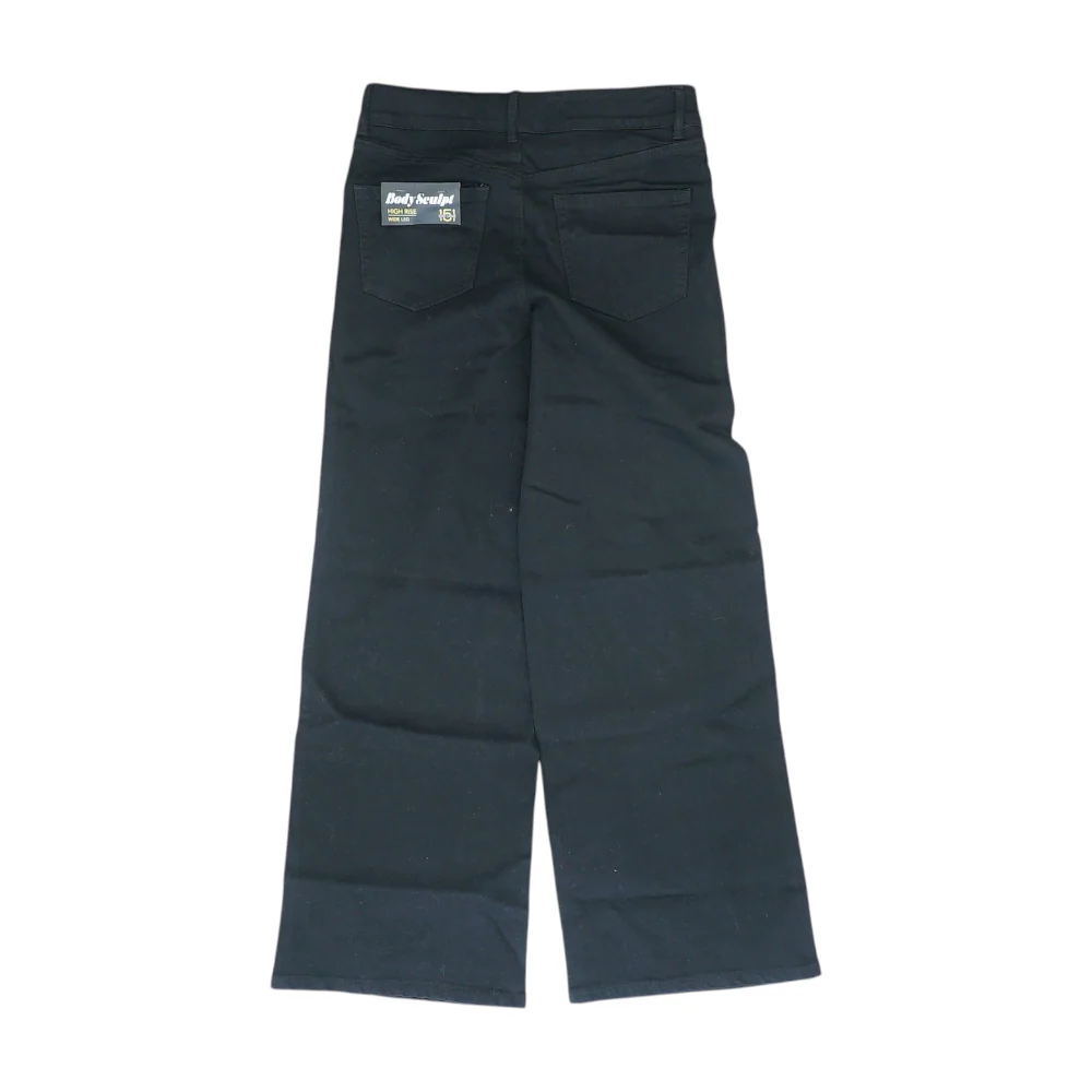 Black Wide Leg Jeans - Image 2