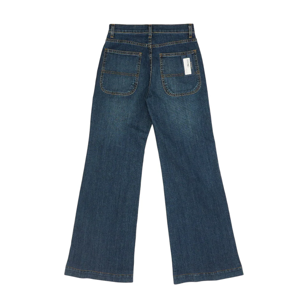 Blue Wide Leg Jeans - Image 2