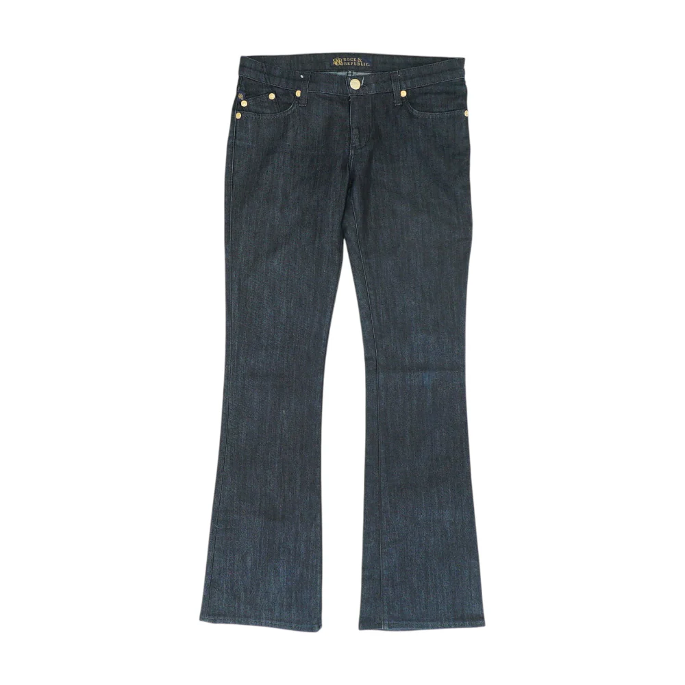 Blue Bootcut Jeans