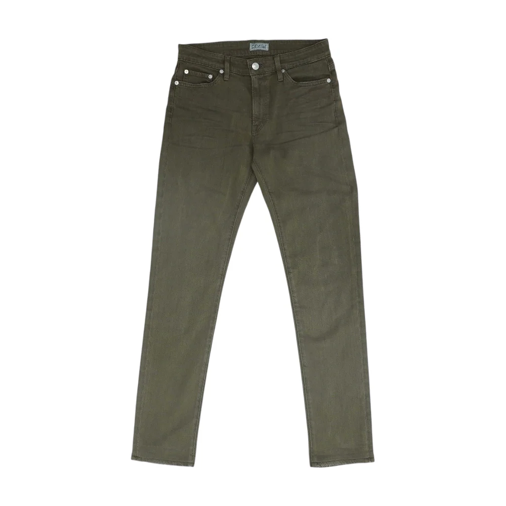 Green Tapered Jeans