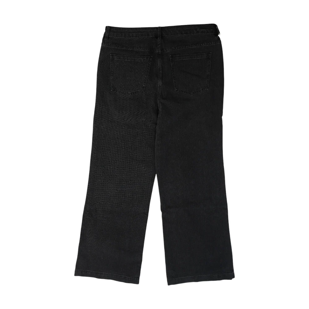 Black Wide Leg Jeans - Image 2