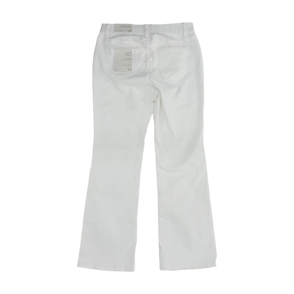 White Bootcut Jeans - Image 2
