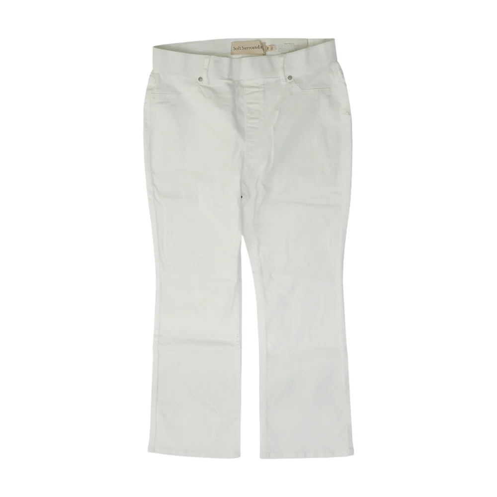 White Petite Bootcut Jeans