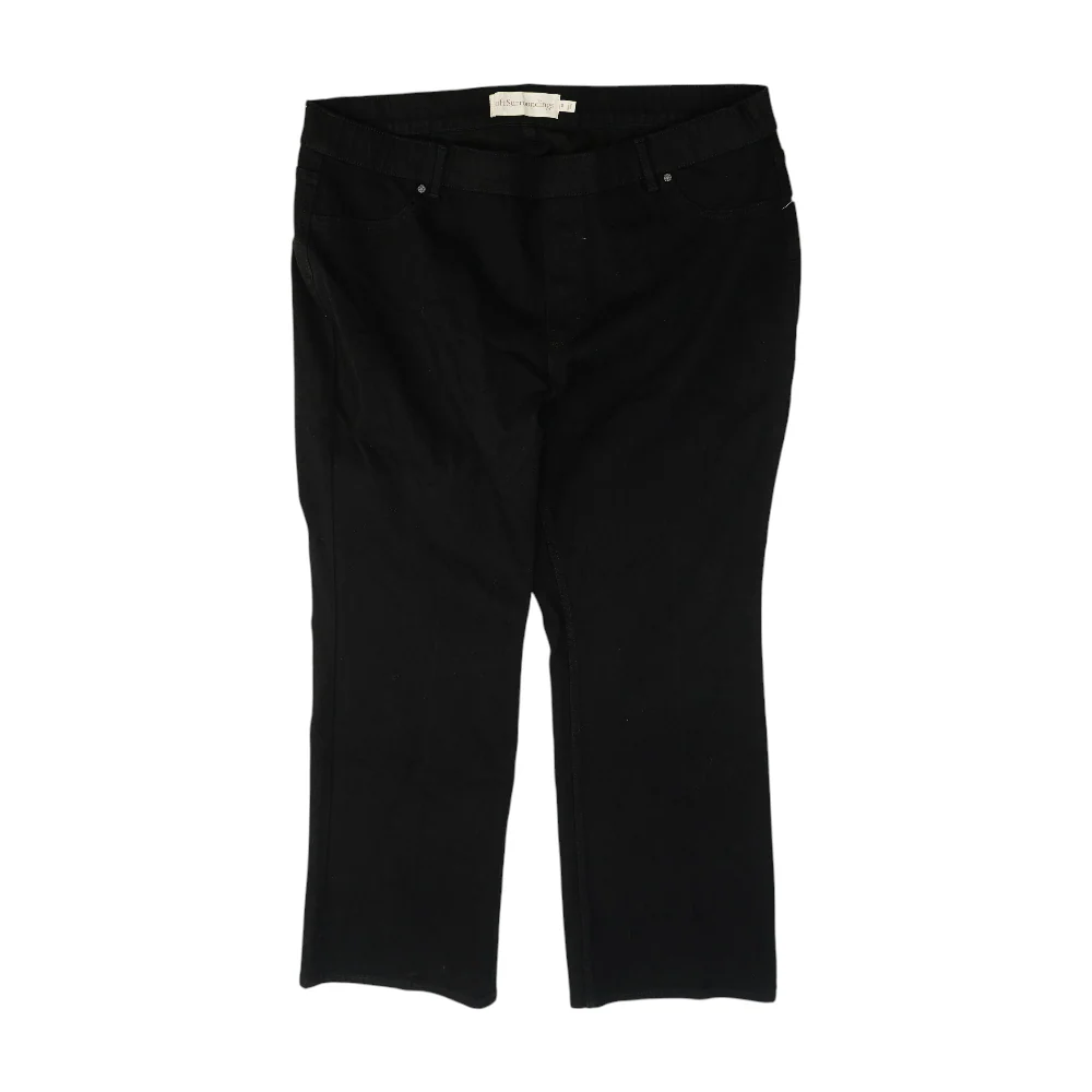 Black Plus Straight Jeans