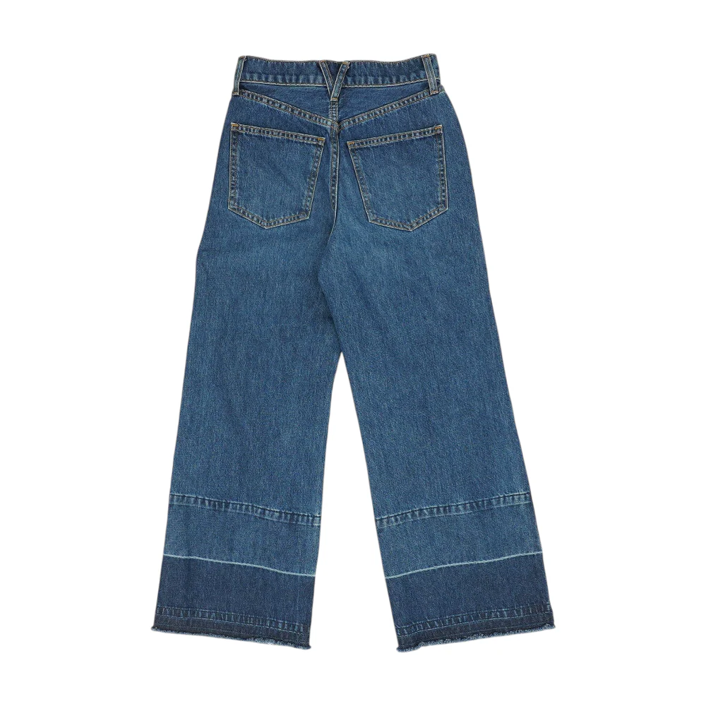 Blue Wide Leg Jeans - Image 2
