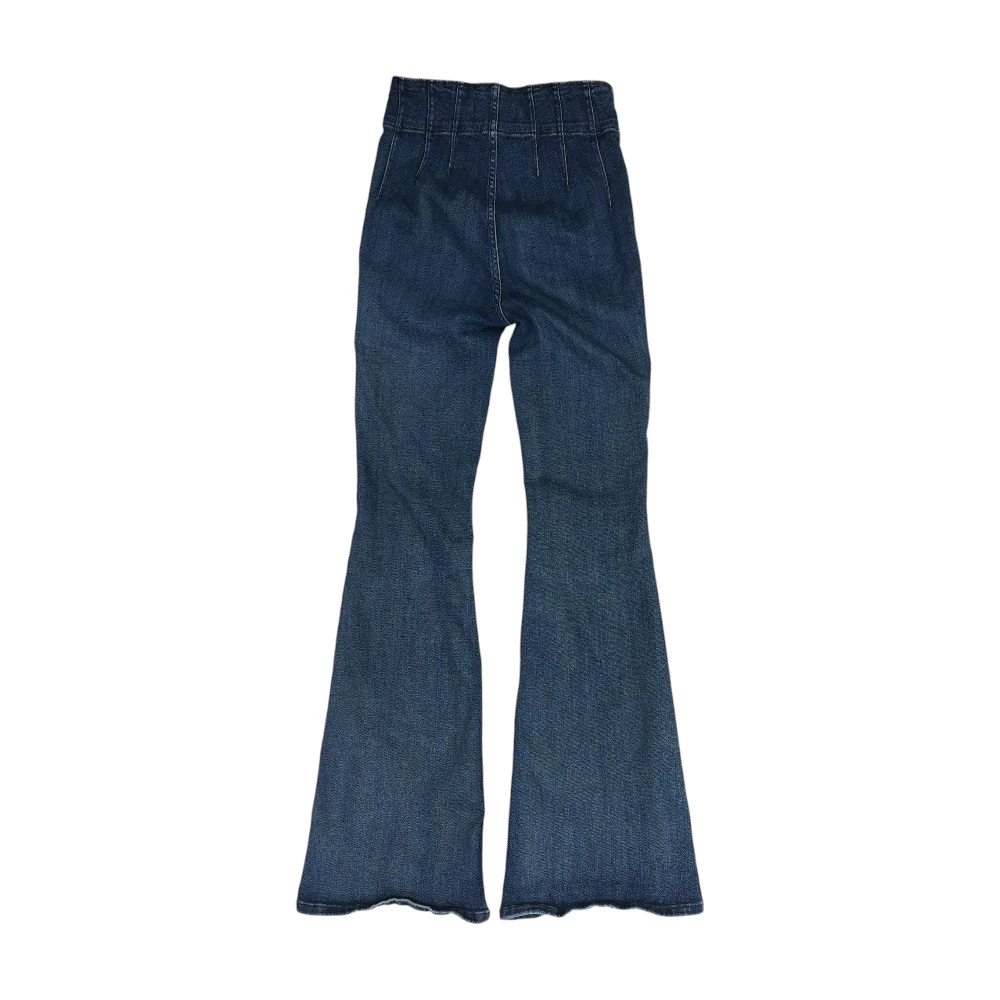 Navy Wide Leg Jeans - Image 2