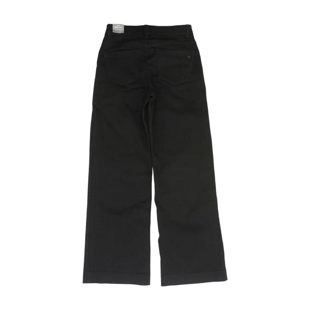 Black Petite Wide Leg Jeans - Image 2