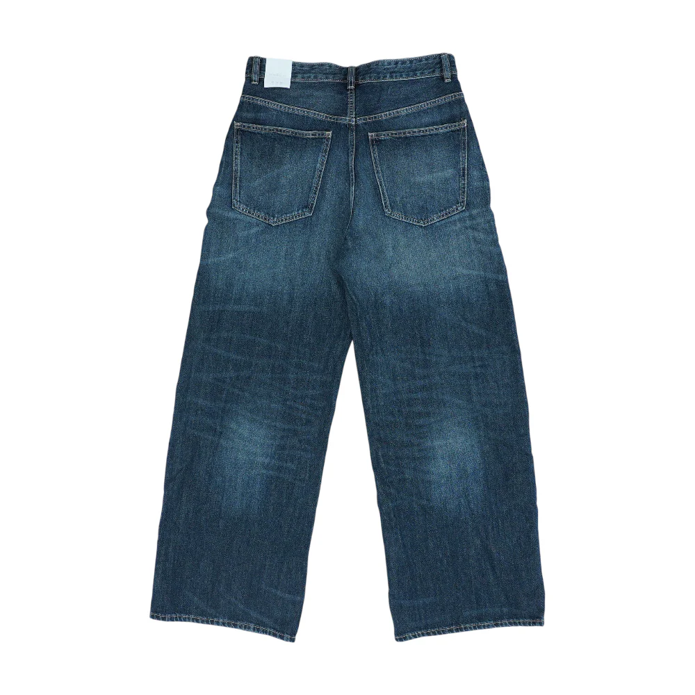 Navy Wide Leg Jeans - Image 2