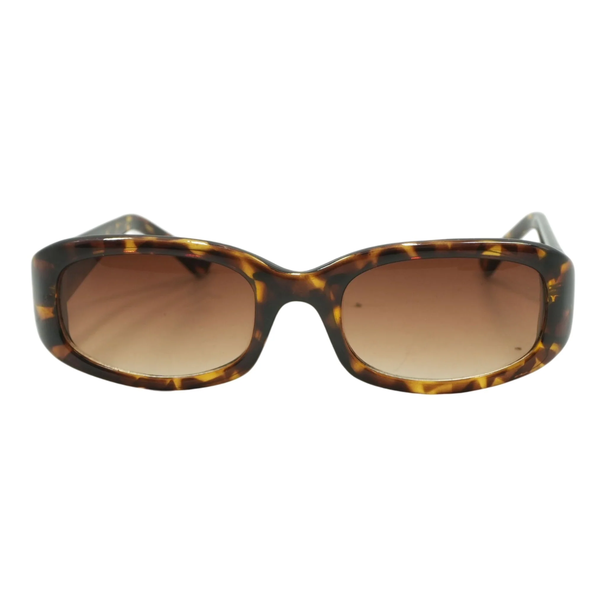Tortoise Rectangle Sunglasses - Image 2