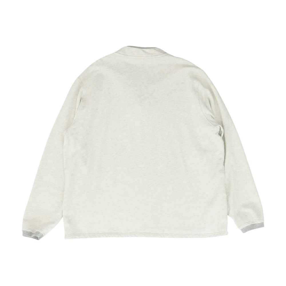 Gray Solid Sweatshirt Pullover - Image 2