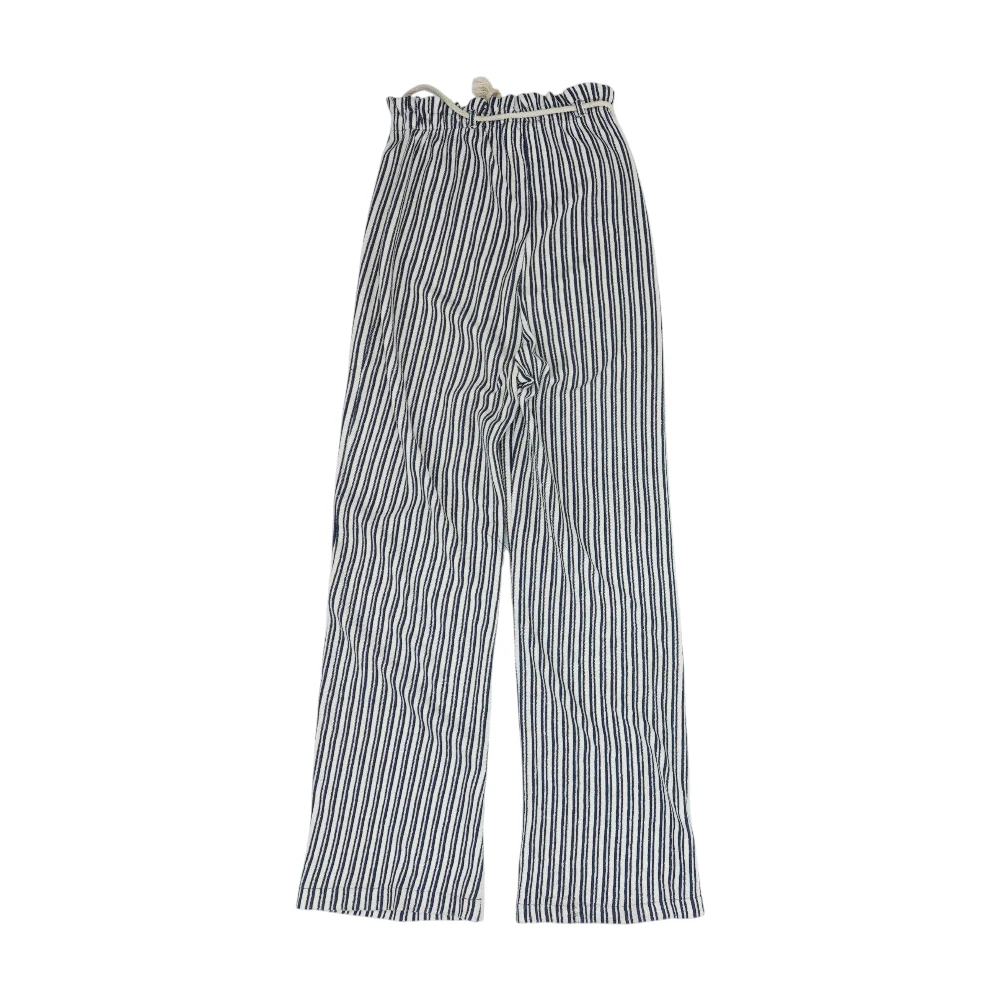 Blue Striped Relaxed Pants - Image 2