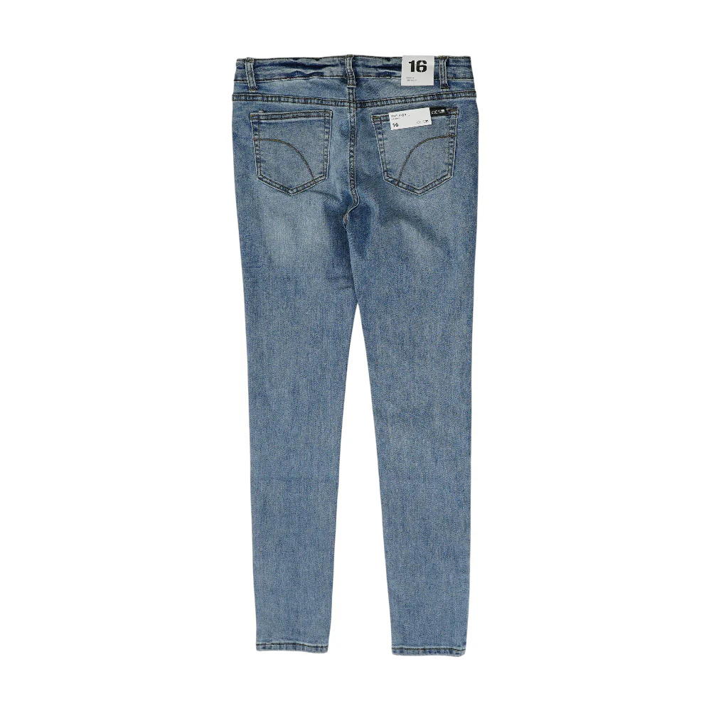 Blue Solid Jeans - Image 2