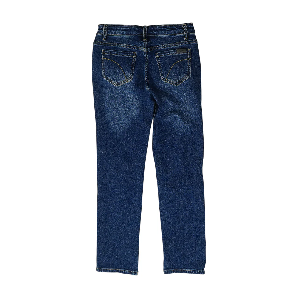 Navy Solid Jeans - Image 2