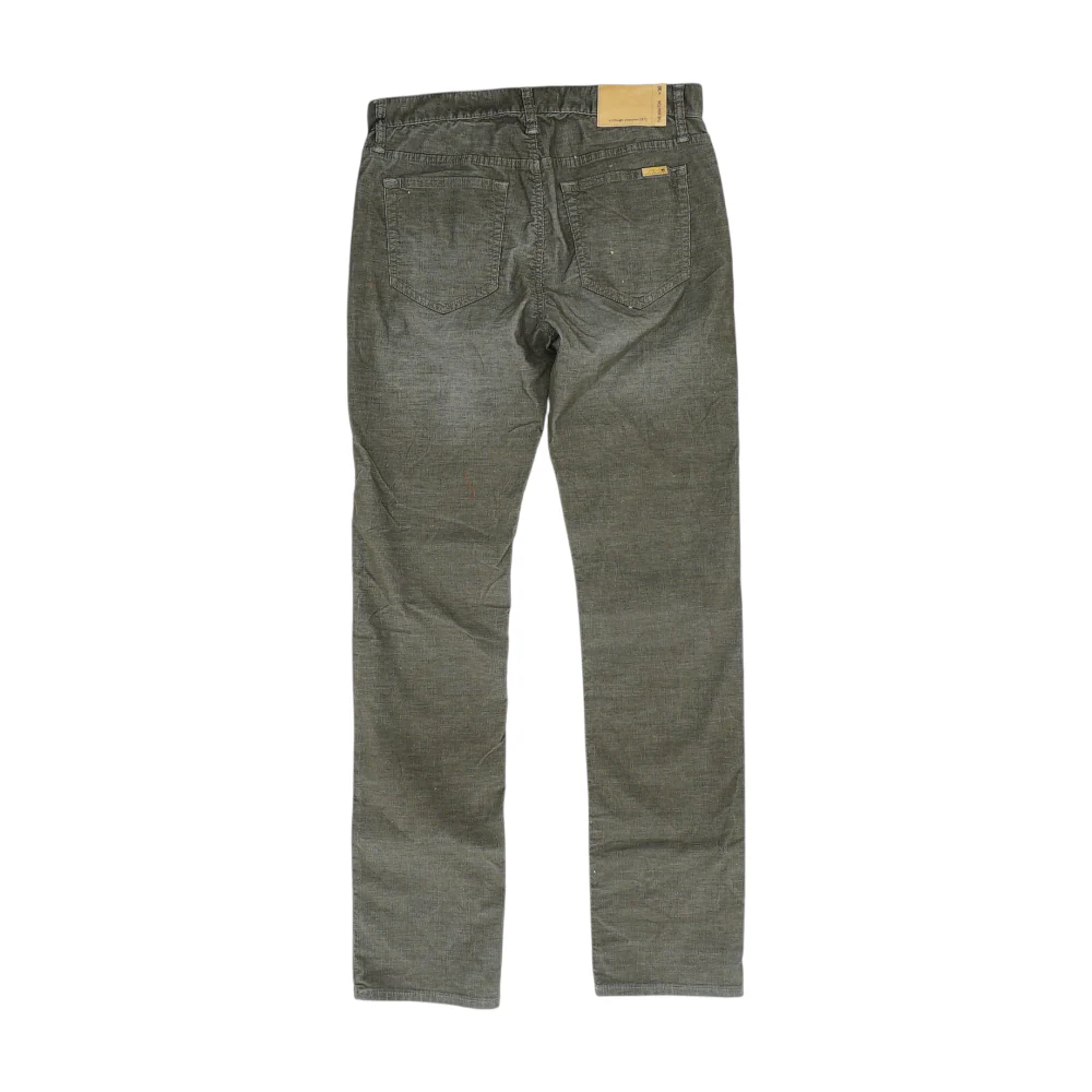 Brown Striped Straight Pants - Image 2