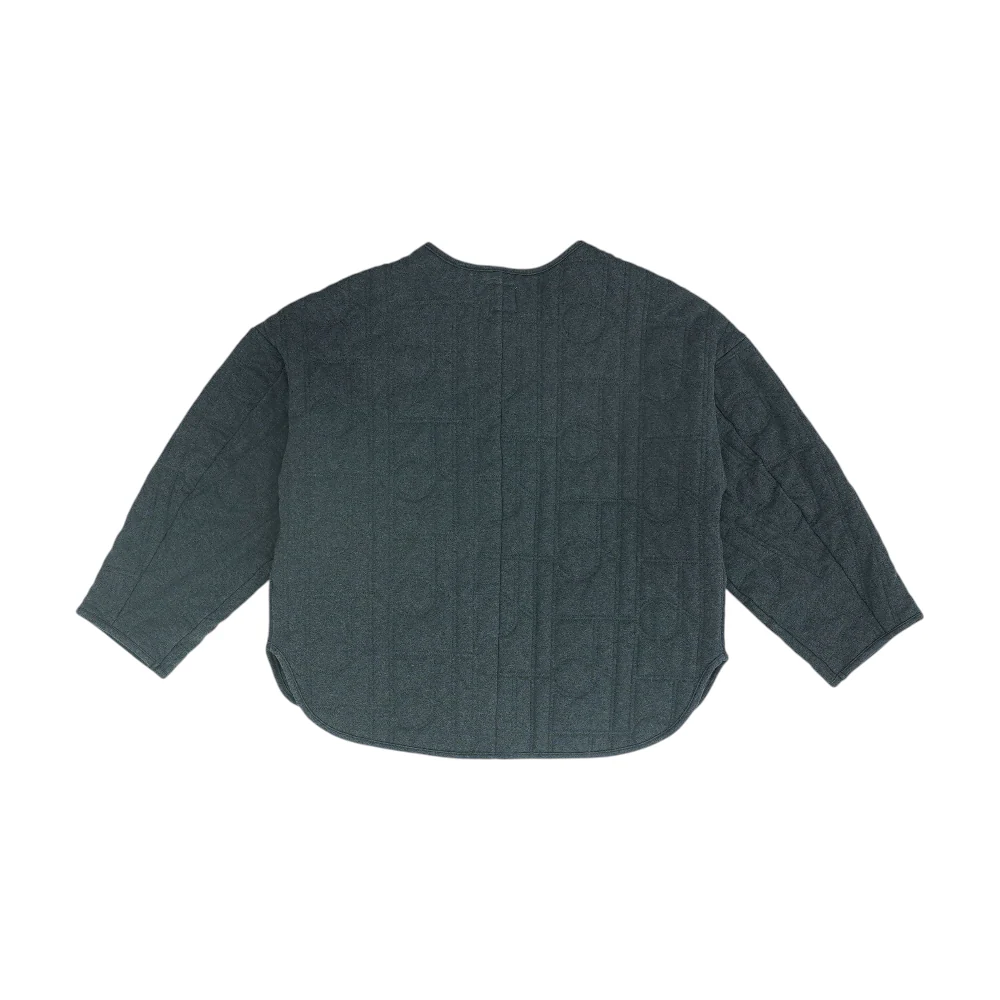 Gray Solid Jacket - Image 2
