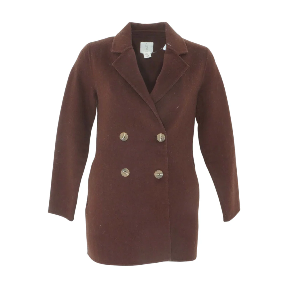 Brown Solid Blazer