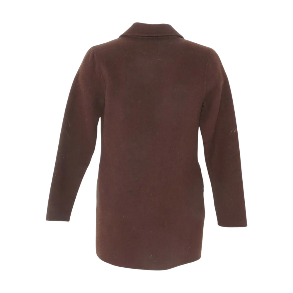 Brown Solid Blazer - Image 2