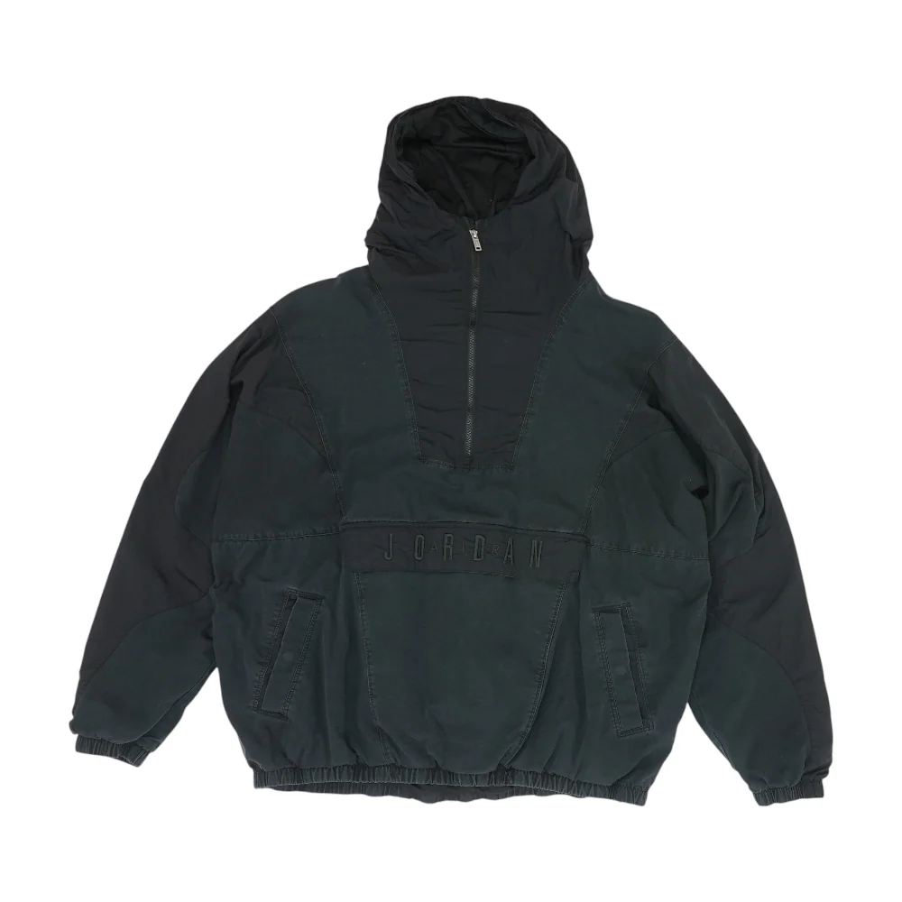 Black Solid 1/4 Zip Pullover