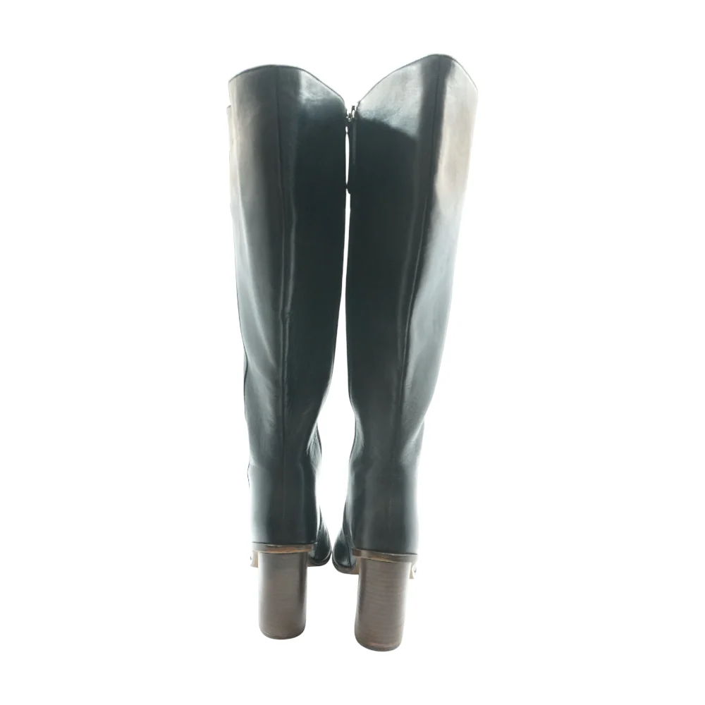 Black Knee-High Boots - Image 2