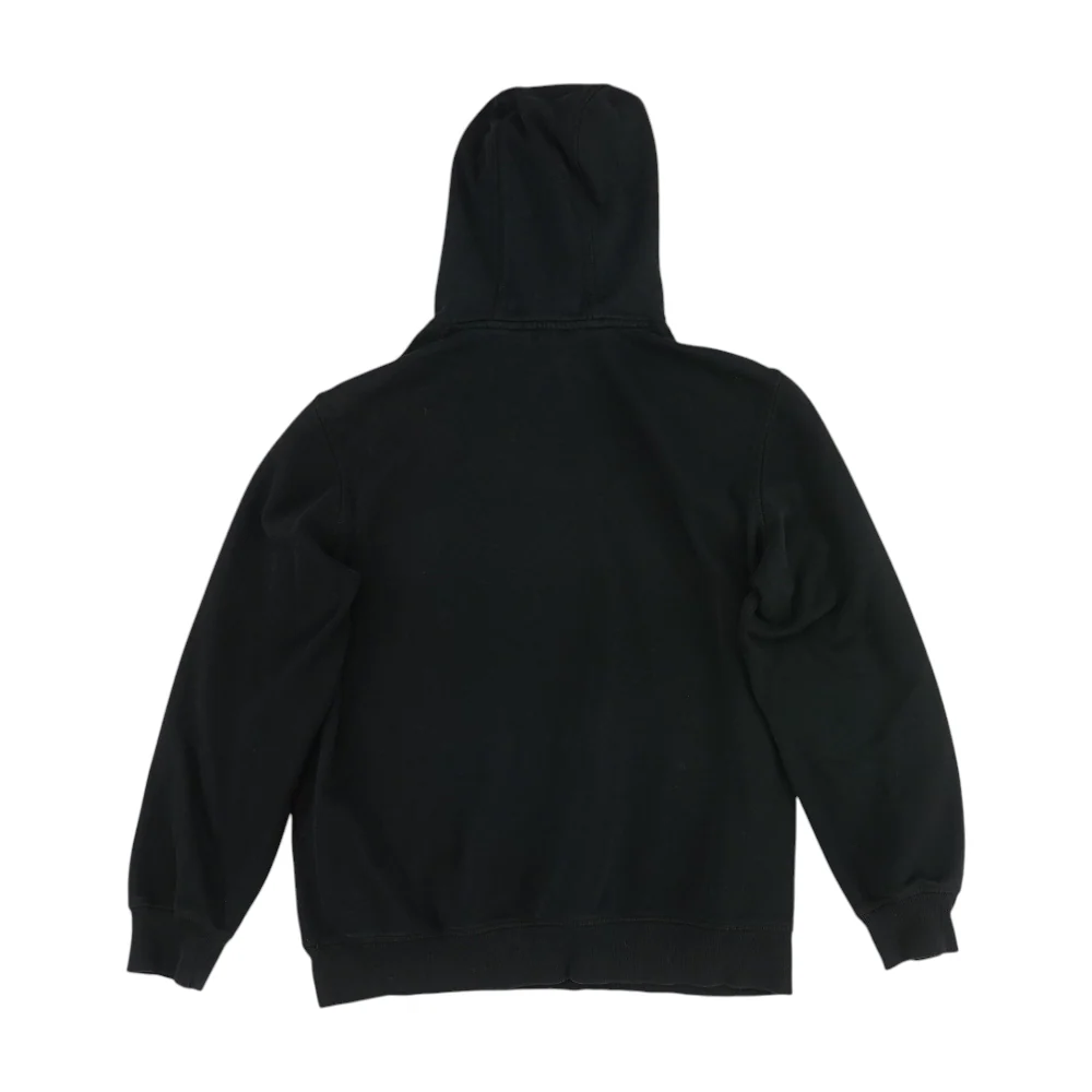 Black Solid Hoodie Pullover - Image 2