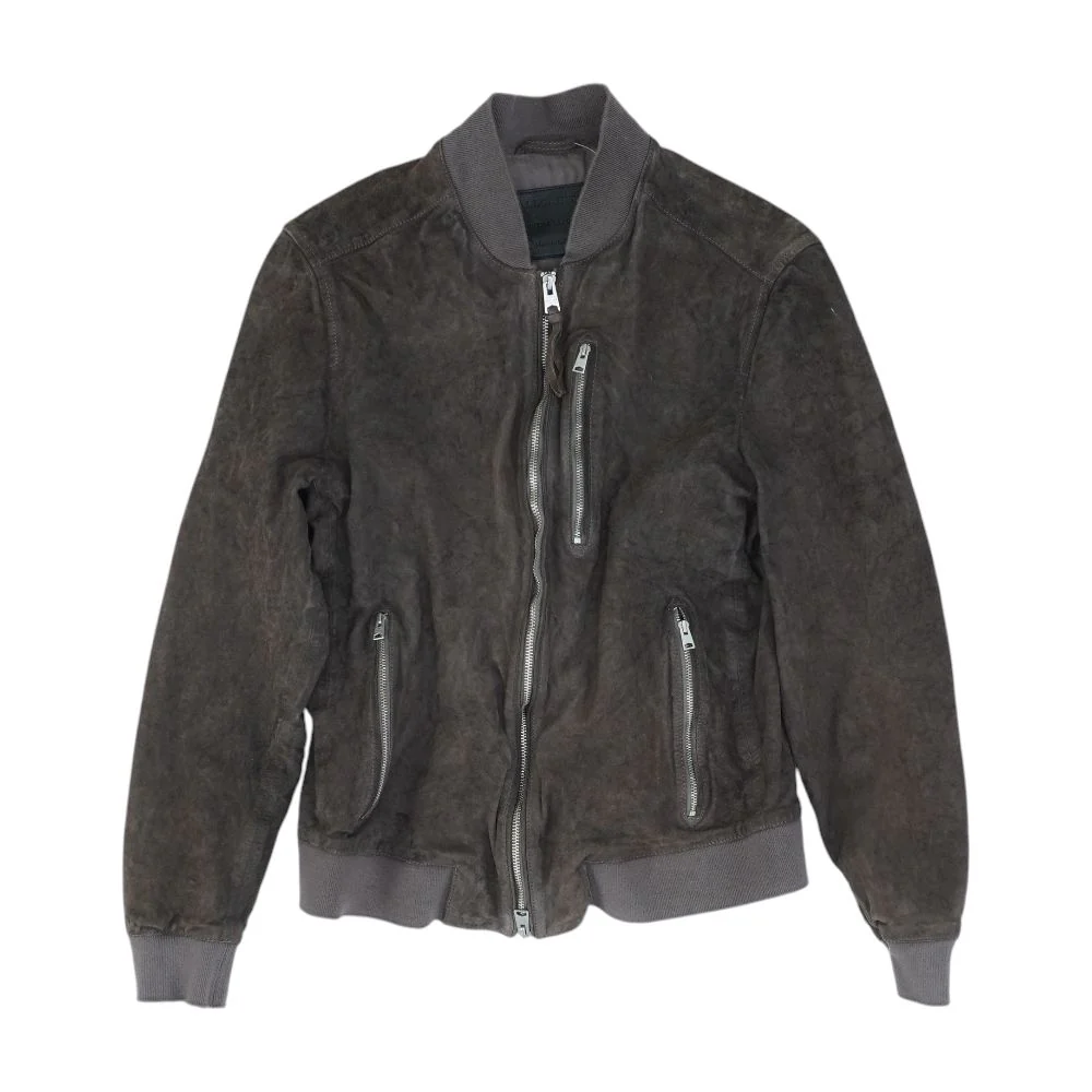 Kemble Suede Brown Bomber Jacket