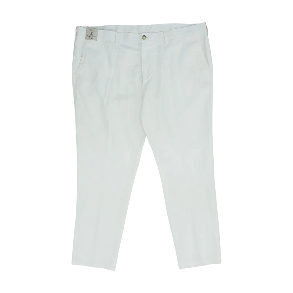 White Slim Pants
