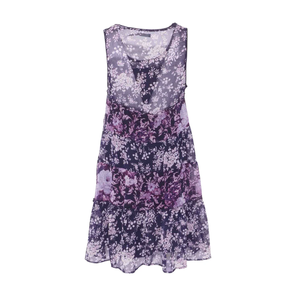 Navy Floral Mini Dress - Image 2