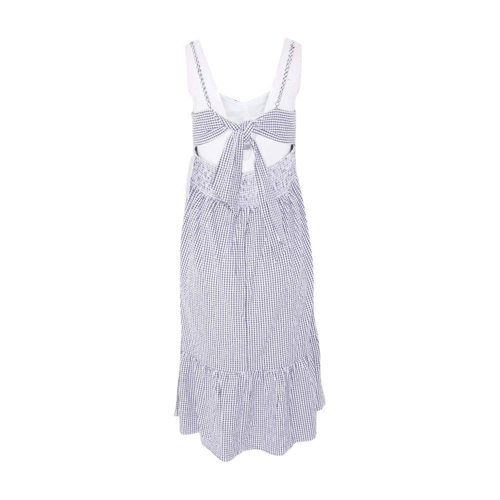 Black Check Midi Dress - Image 2