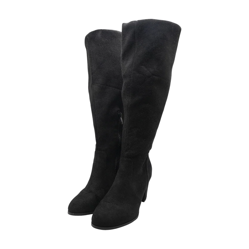 Black Knee-High Boots