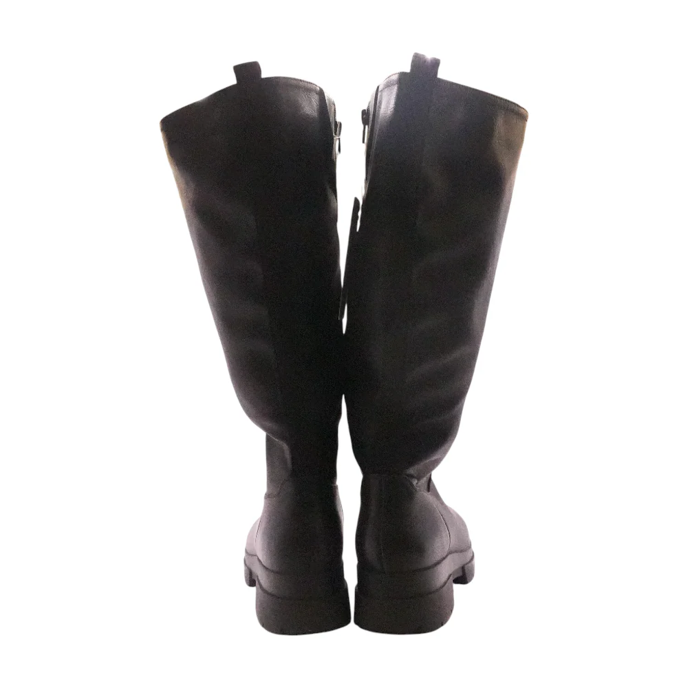 Black Knee-High Boots - Image 2