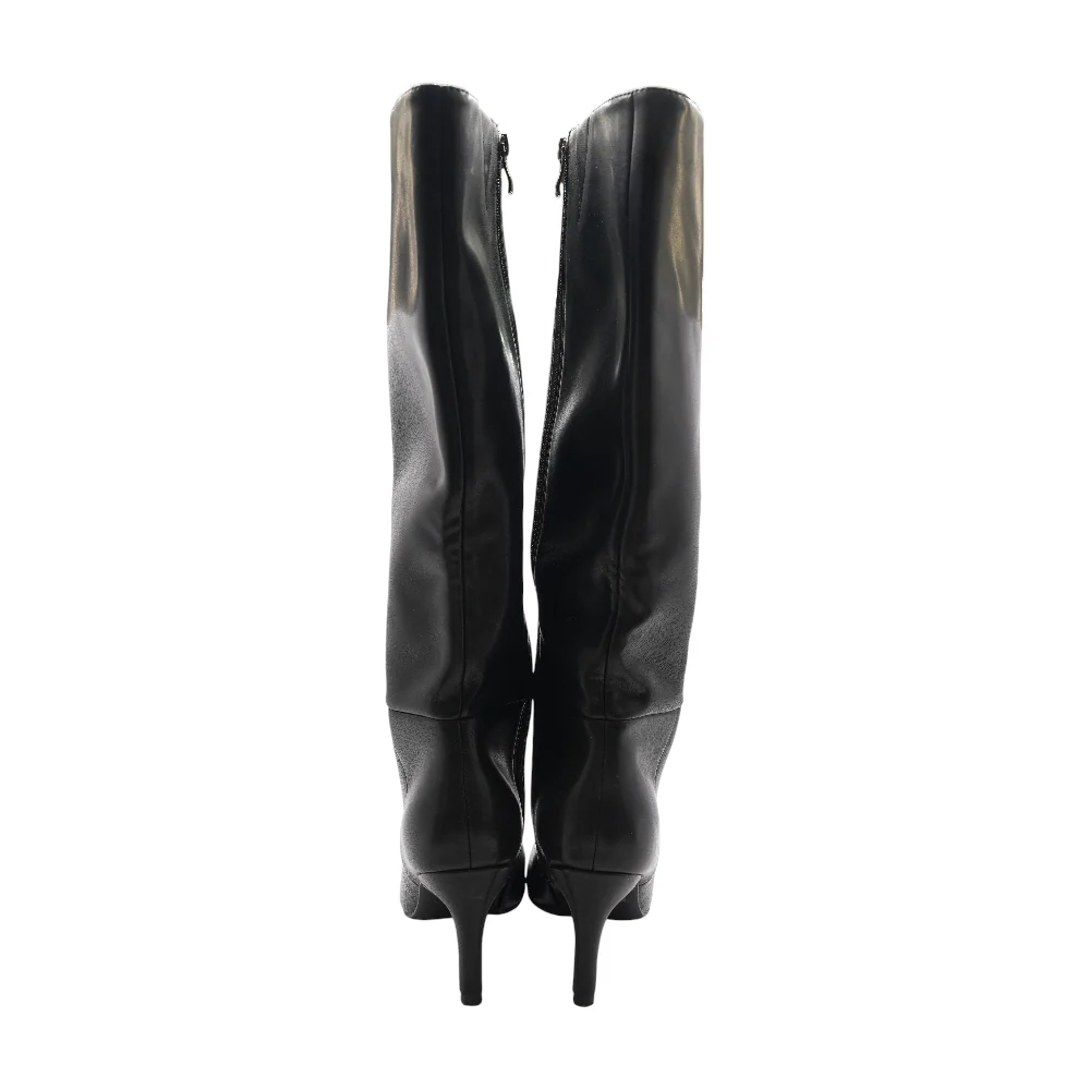 Black Knee-High Boots - Image 2