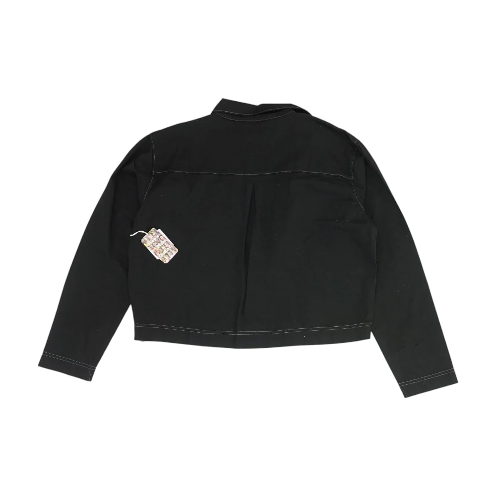 Black Solid Jacket - Image 2