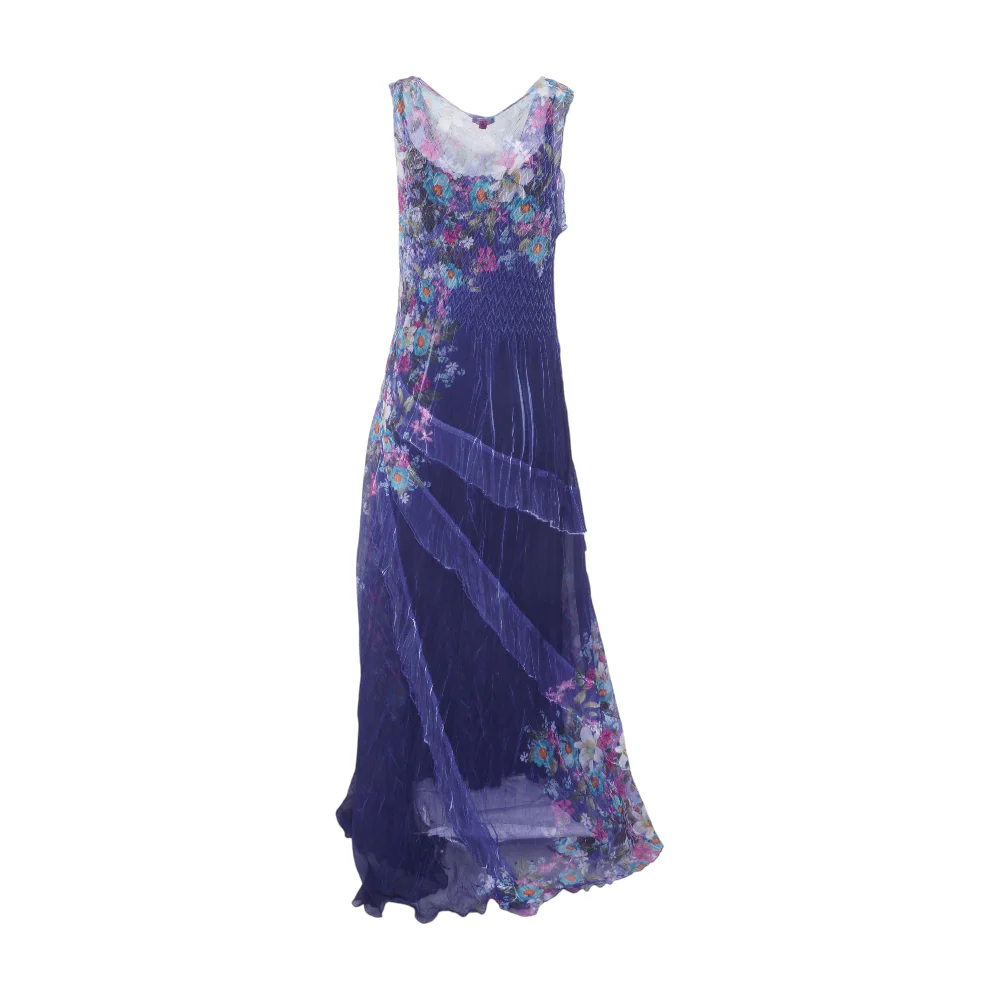 Navy Floral Maxi Dress - Image 2