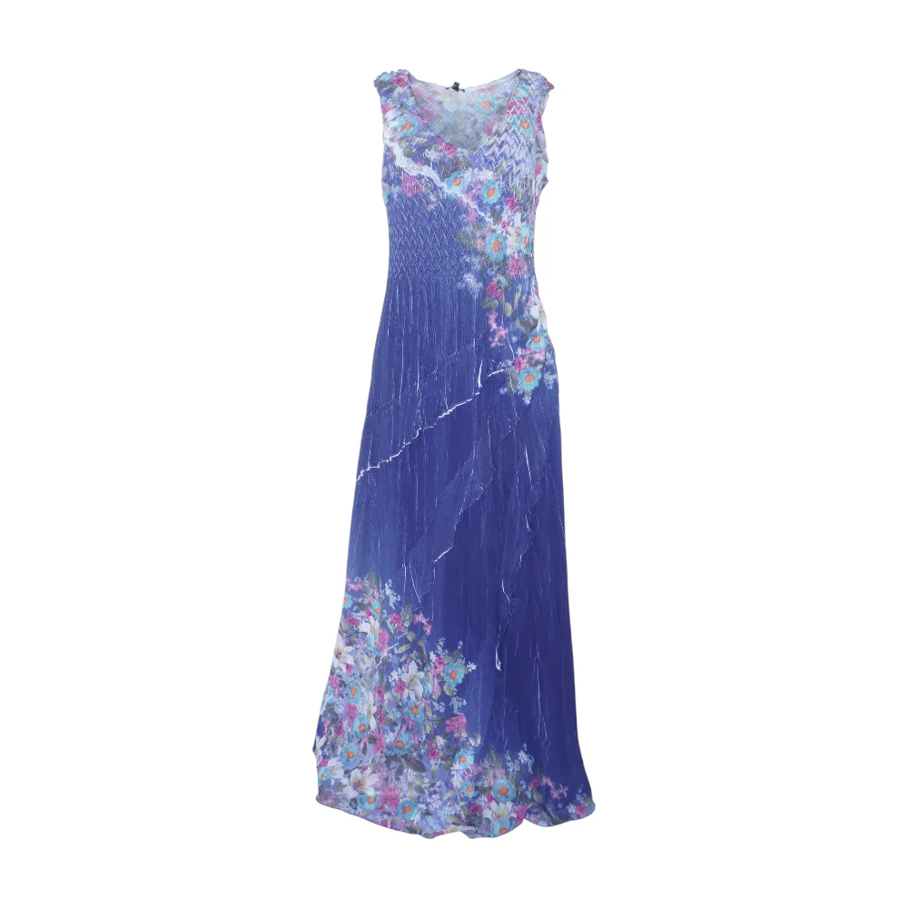 Navy Floral Maxi Dress
