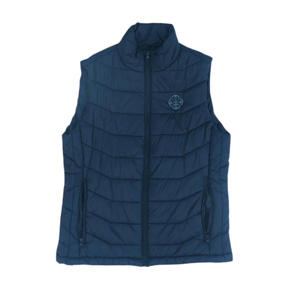 Black Solid Vest