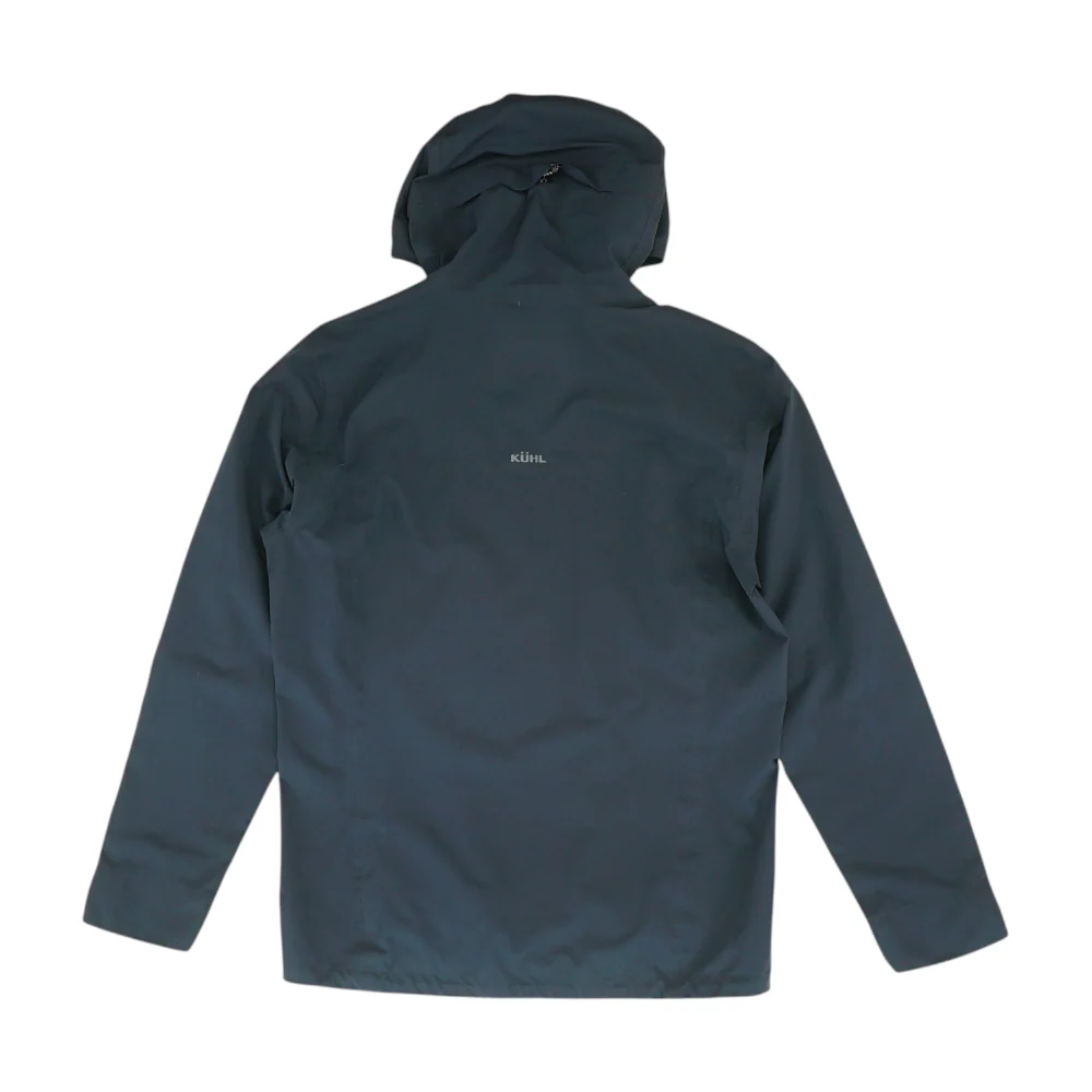 Navy Solid Rain Jacket - Image 2