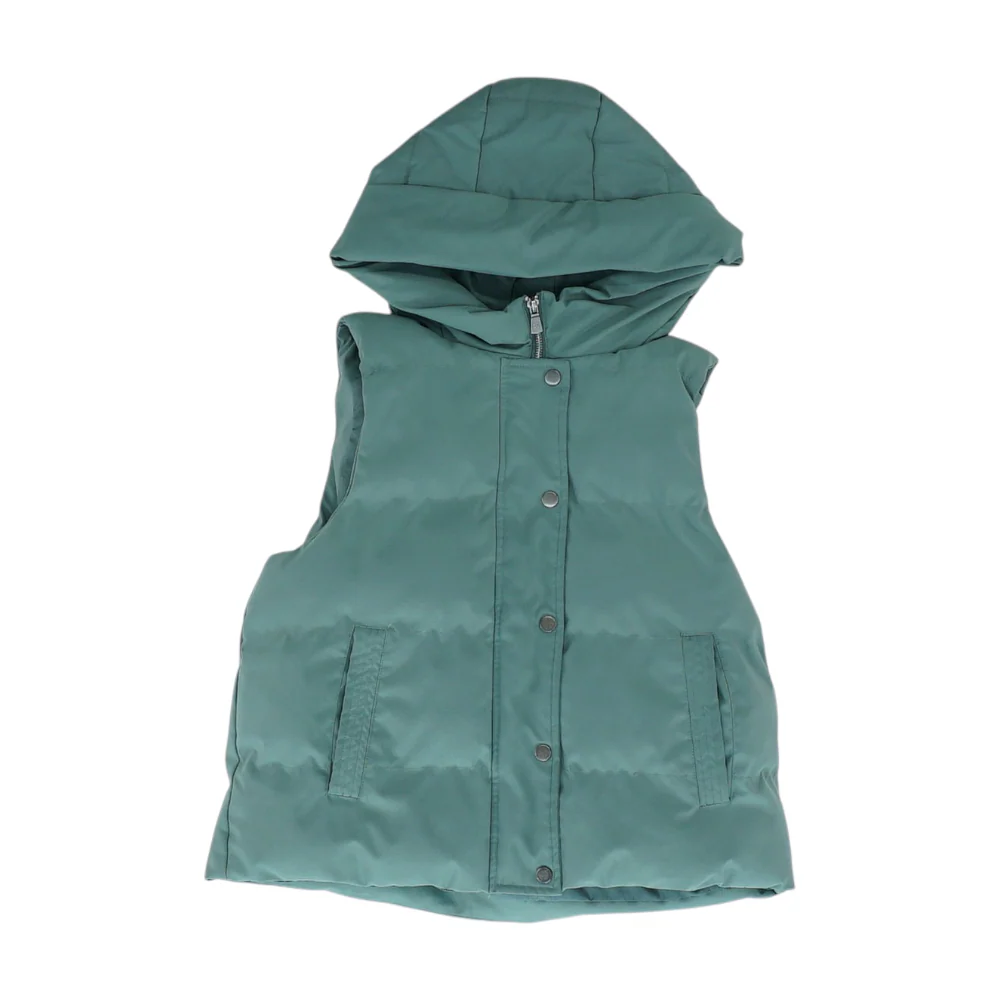 Green Solid Vest